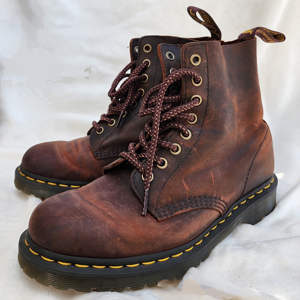 Doc Martens Waxed Leather Boots